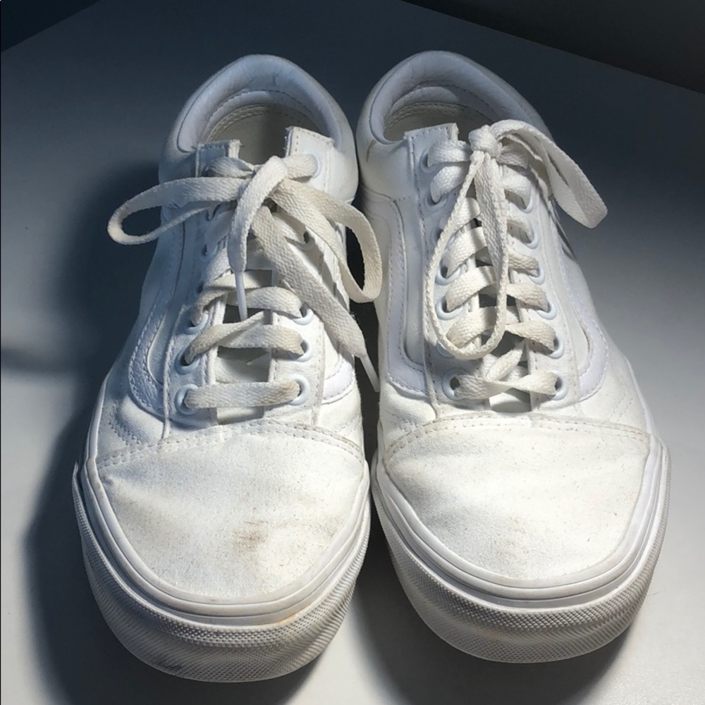 Old Skool White Vans